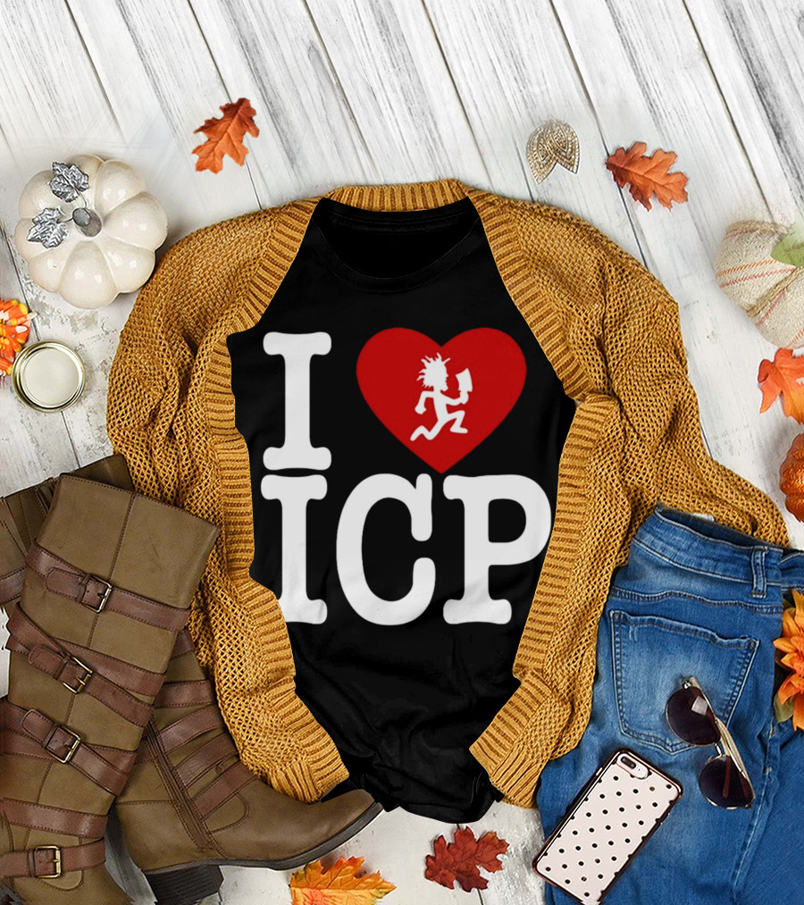 I Heart ICP Hatchetman Red Heart Iconic T-Shirt