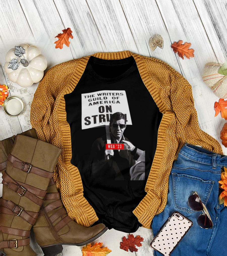The Writers Guild of America On Strike WGA '23 Jerry Lewis Image T-Shirt
