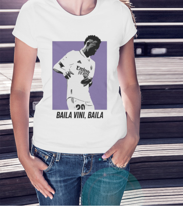 Club1863 Baila Vini Baila Real Madrid Football T-Shirt