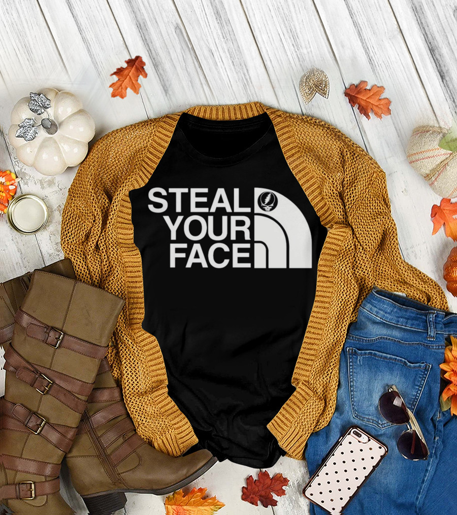 Andy Cohen Steal Your Face Grateful Dead North Face T-Shirt
