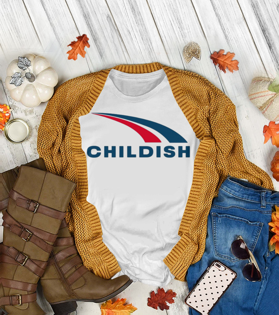Childish Turbo Red Blue Twist T-Shirt
