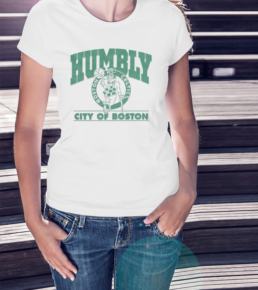 Humbly Boston Celtics City Of Boston Jayson Tatum T-Shirt