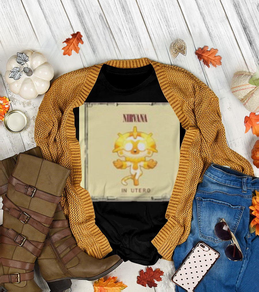 Nirvana Bloons In Utero Monkey T-Shirt