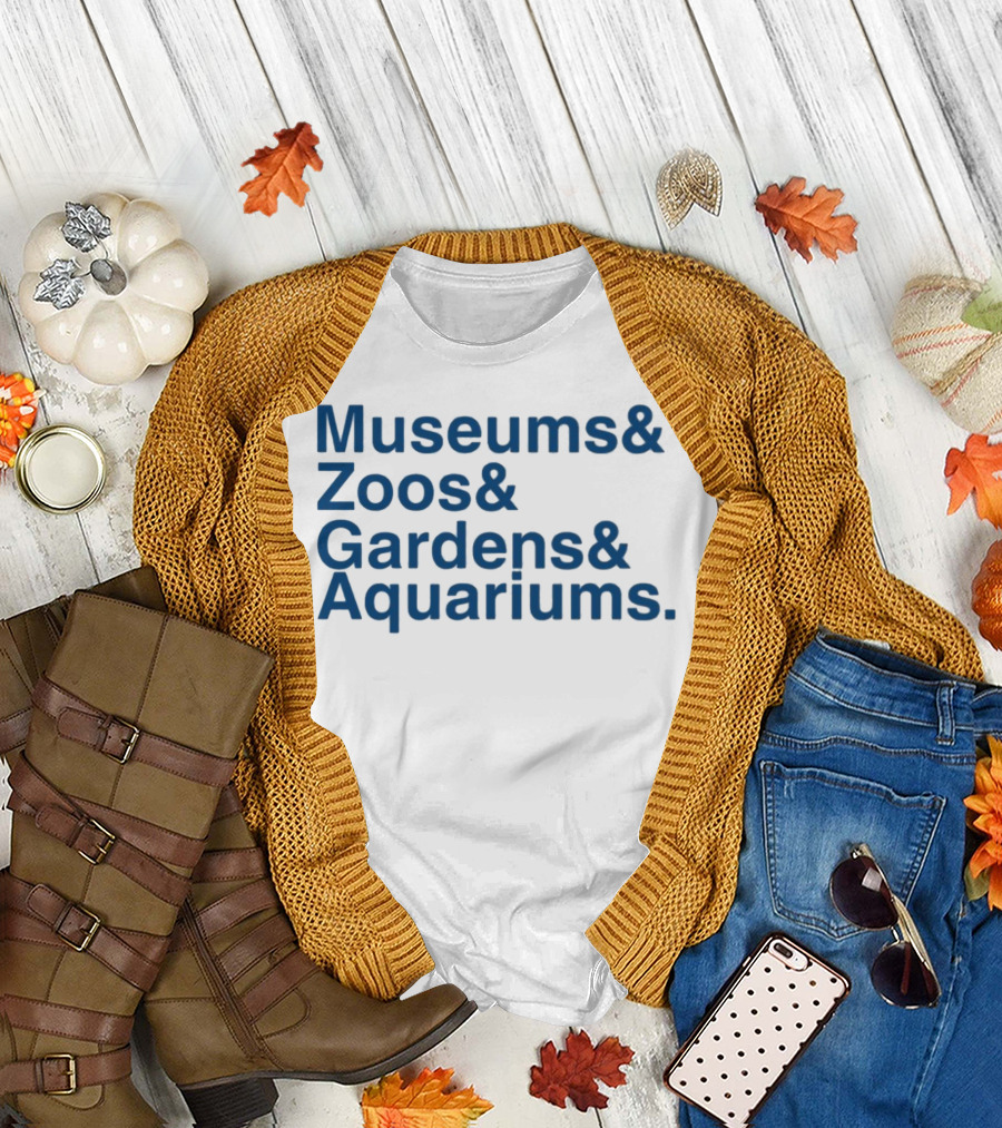 Museums and Zoos and Gardens and Aquariums Team Encurate T-Shirt