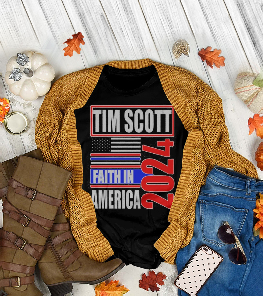 Tim Scott Faith in America 2024 T-Shirt