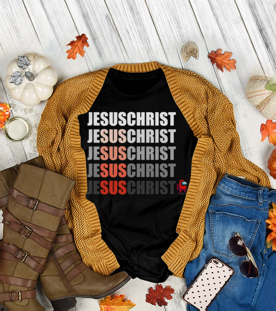 Jesus Christ Sus Among Us Meme T-Shirt