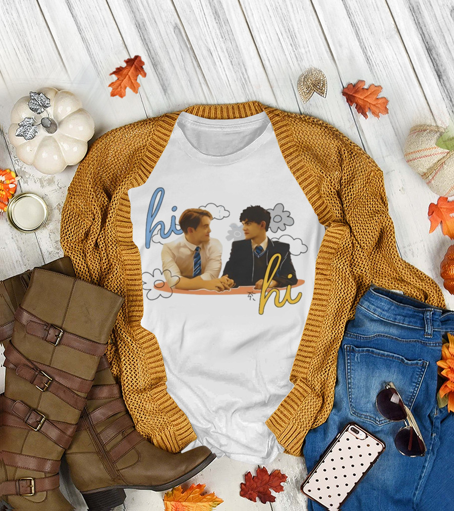 Hi Hi Heartstopper Duo Boyfriend Nick And Charlie T-Shirt