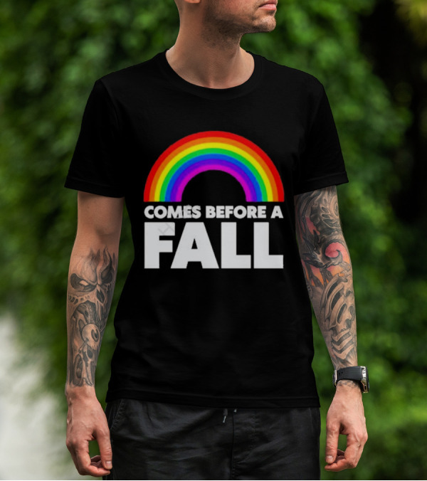 Laurence Fox Comes Before A Fall Rainbow T-Shirt