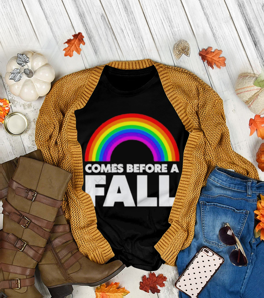 Laurence Fox Comes Before A Fall Rainbow T-Shirt
