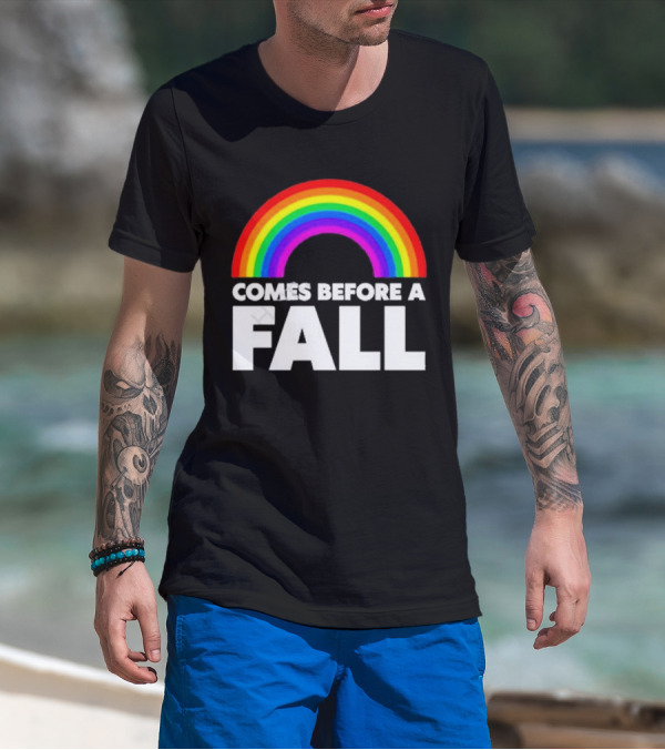 Laurence Fox Comes Before A Fall Rainbow T-Shirt