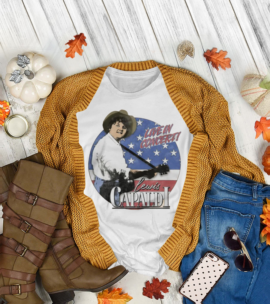 America's Sweetheart Returns Lewis Capaldi Live in Concert Tour T-Shirt