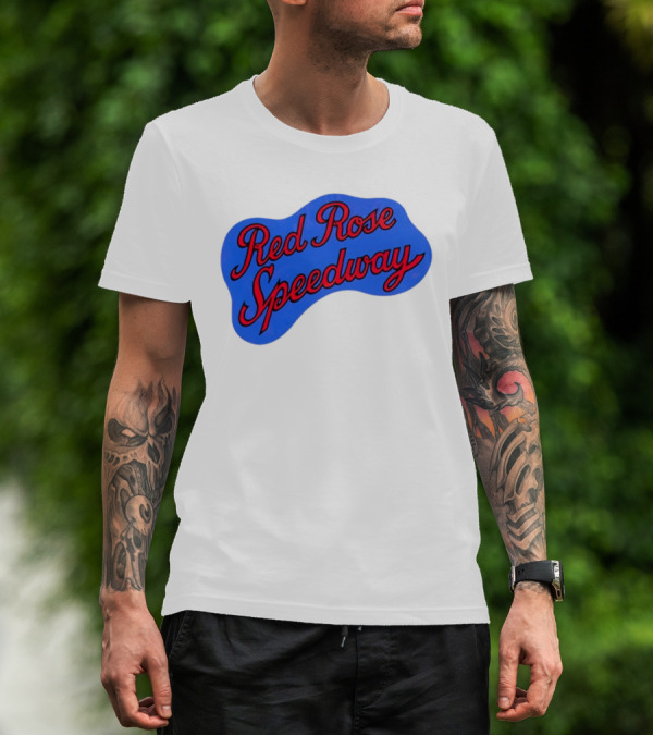 Red Rose Speedway Vintage Blue Emblem T-Shirt