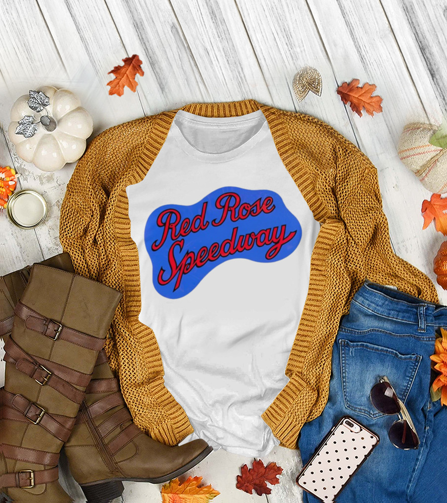 Red Rose Speedway Vintage Blue Emblem T-Shirt
