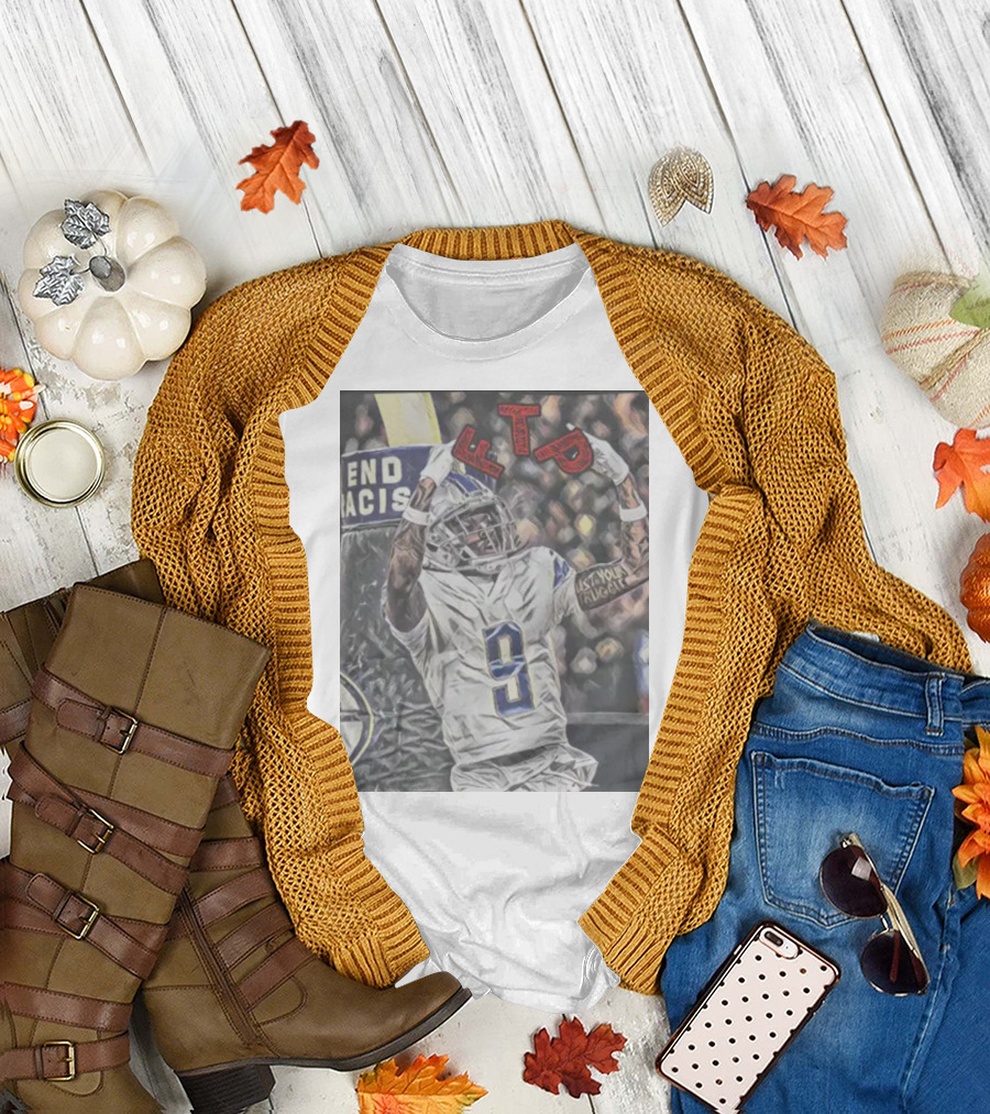 Jameson Williams FTP 9 NFL Gesture T-Shirt