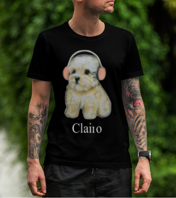 Clairo Dog With Headphones T-Shirt