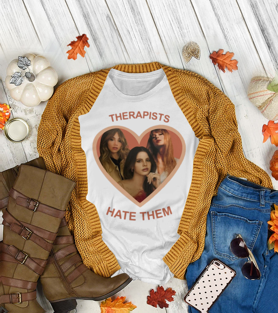 Therapists Hate Them Heart Shape Group Waterhouse T-Shirt