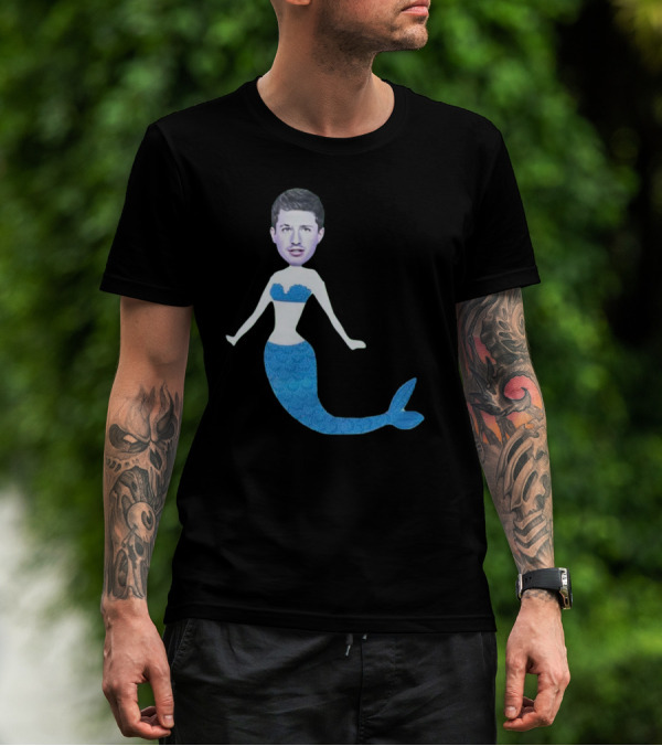 Charlie's Mermaid Head Hoodie Aquatic Vibe T-Shirt