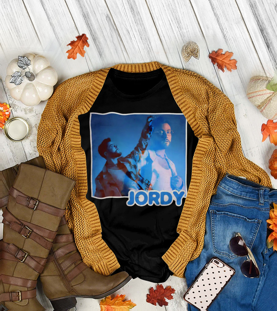 Jordy Feelin Blue Dual Portrait with Cool Tones T-Shirt