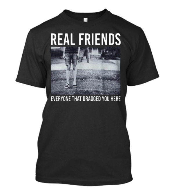 REAL FRIENDS Everyone That Dragged You Here Album Cover T-Shirt