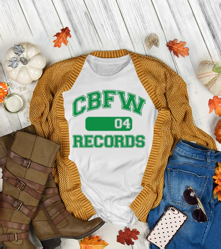 1Millthebrand CBFW 04 Records Merch T-Shirt