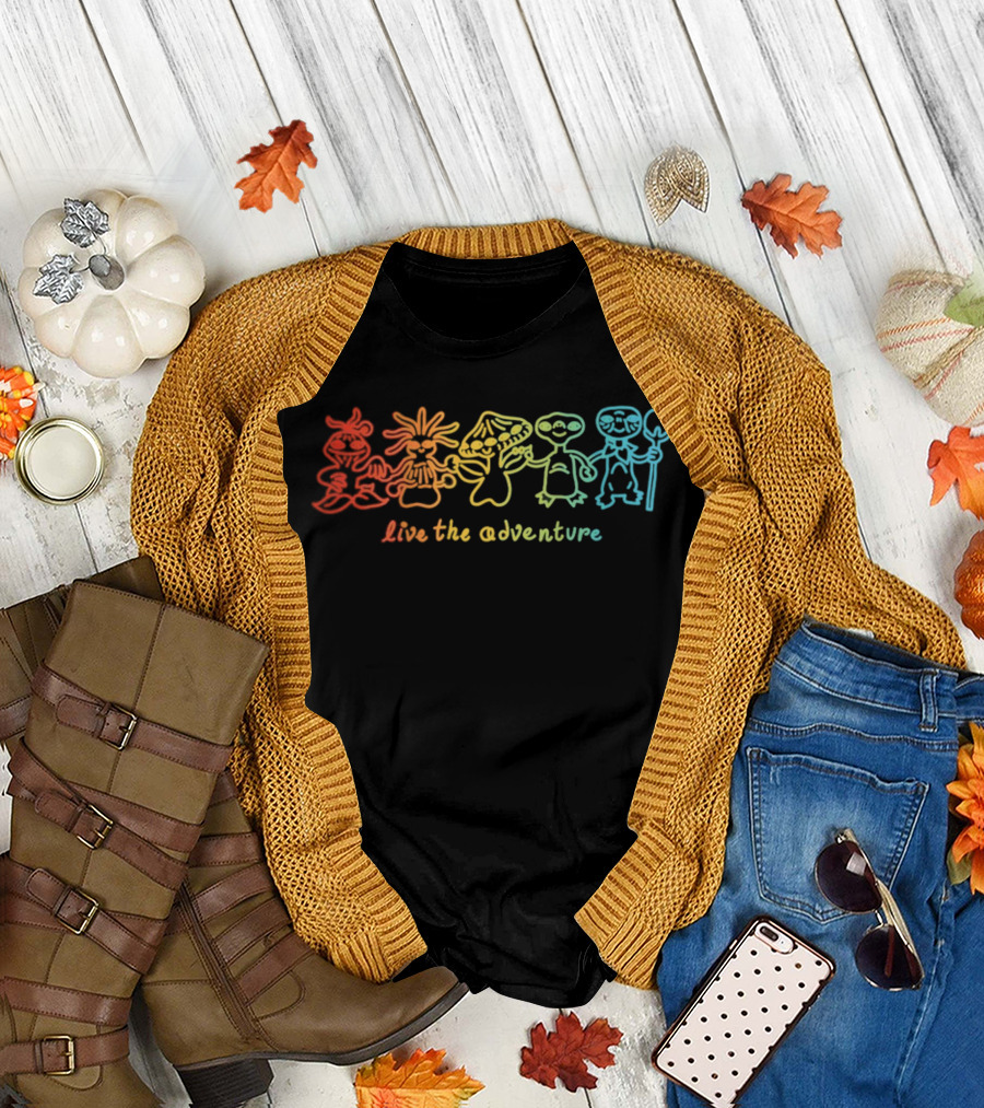 Live the Adventure E.T. and Friends 80s T-Shirt