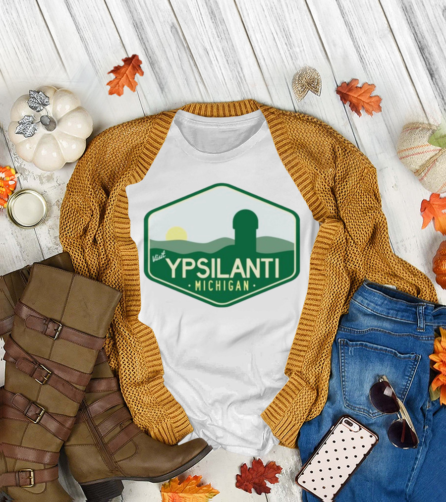 Visit Ypsilanti Michigan Scenic Landscape T-Shirt