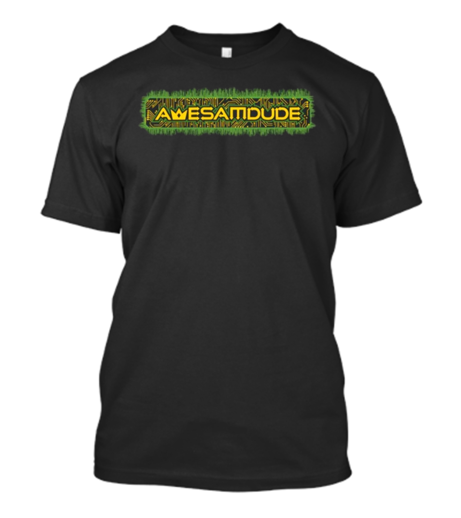 Awesamdude Circuit Green Circuitry T-Shirt