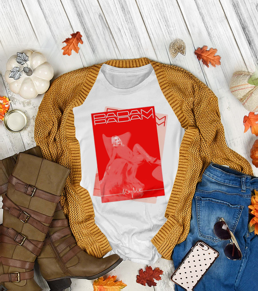 Kylie Minogue Padam Padam Red Dress T-Shirt