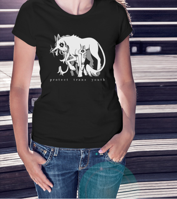 Protect Trans Youth Unicorn Support T-Shirt