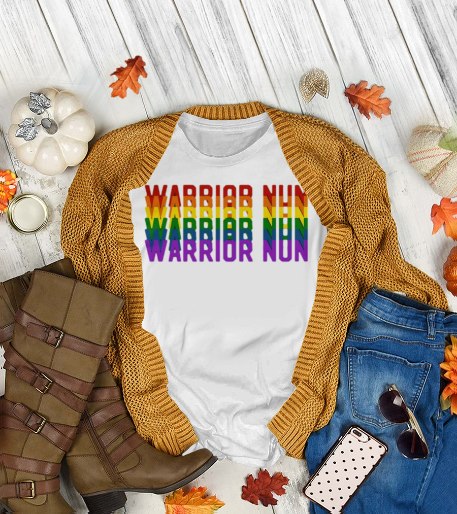 Warrior Nun Pride Rainbow Reflection Save T-Shirt