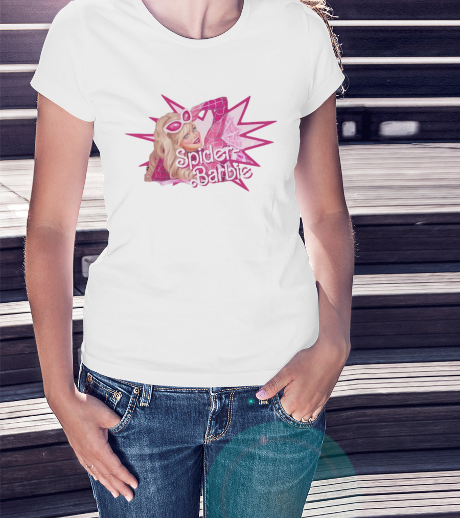 Spider Barbie Web-Slinging Glam Burst T-Shirt