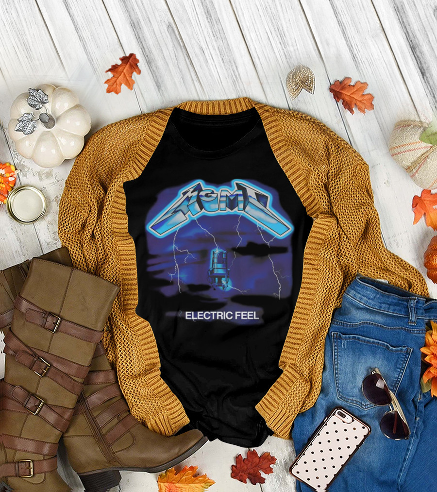 MGMT Electric Feel Lightning Microphone Blast T-Shirt