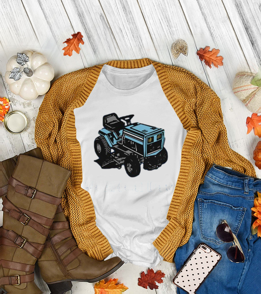 We Ride At Dawn Lawn Mower T-Shirt