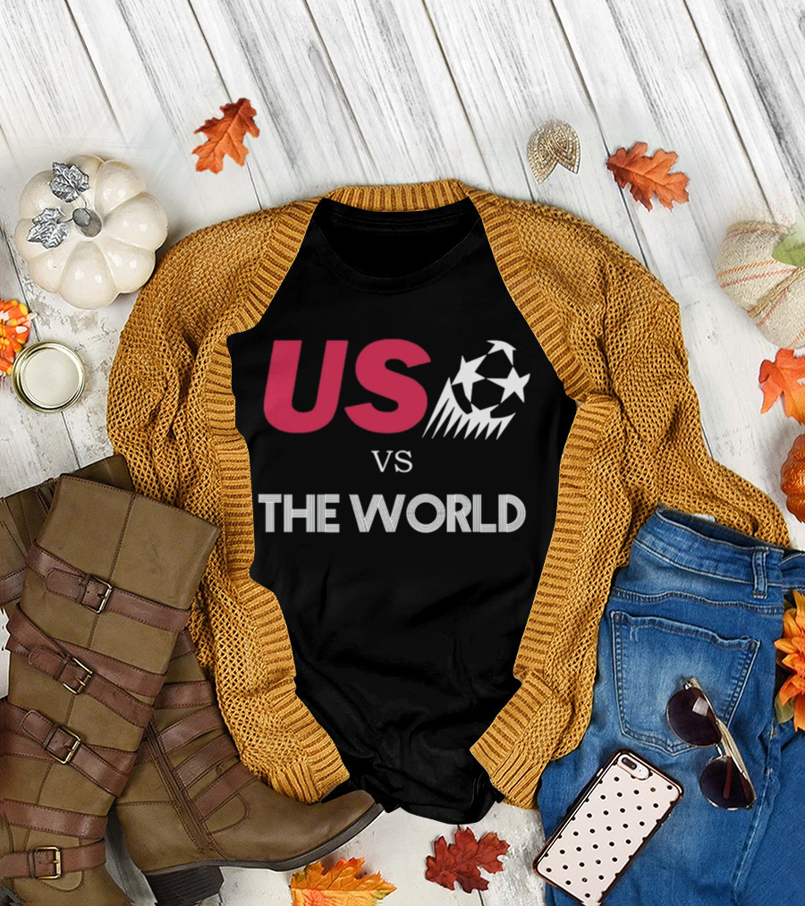 Chicago Sports Bums Us Vs The World Soccer Stars T-Shirt