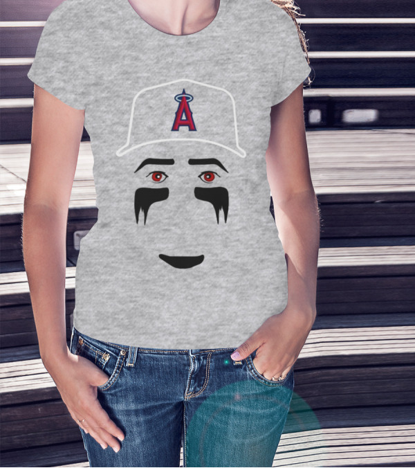 Rookie Maggie Neto Angels Creepy Red Eyes Dark Background Cap T-Shirt