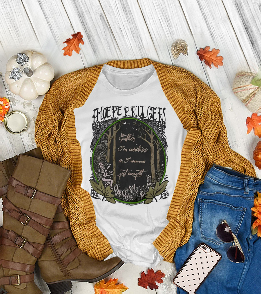 Phoebe Bridgers Either I'm Careless or I Wanna Get Caught Eras Tour Merch T-Shirt