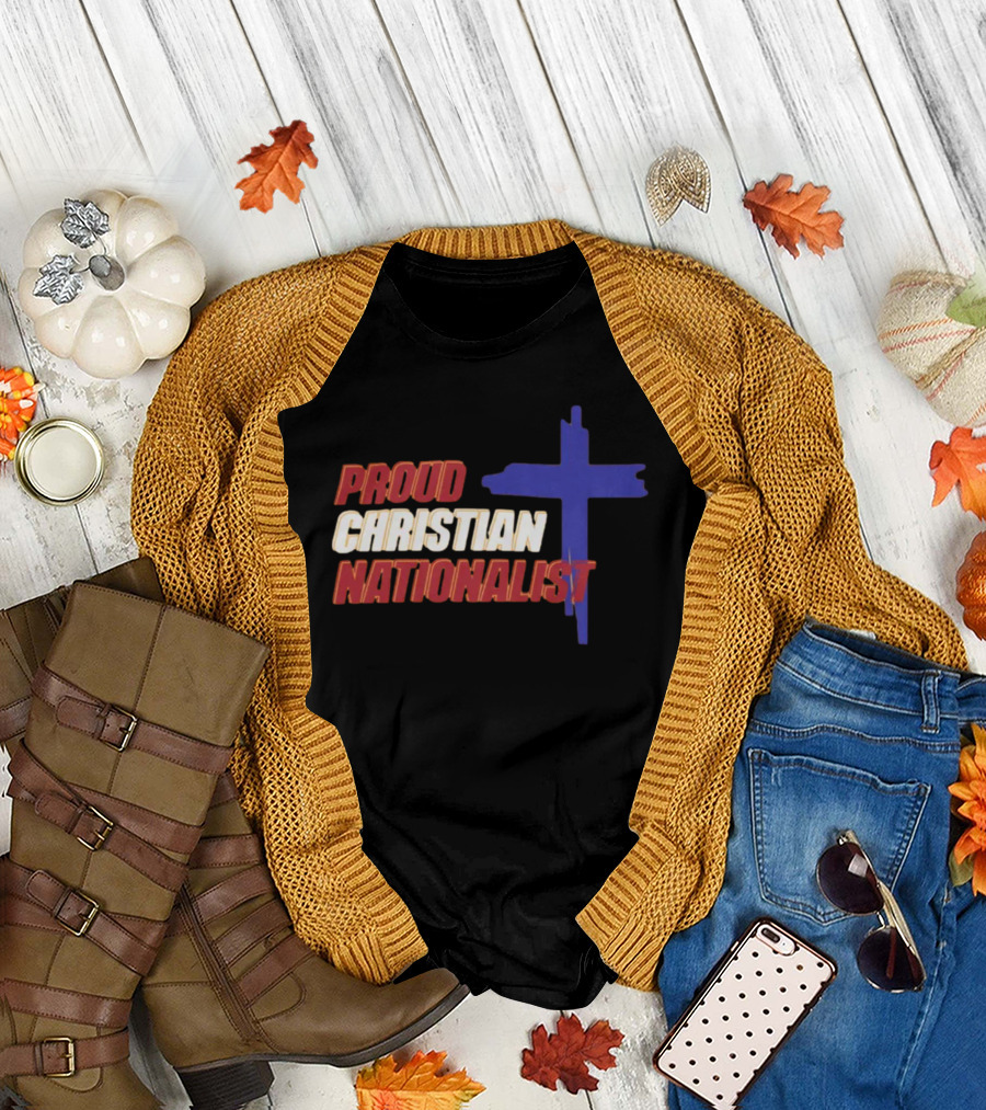 Proud Christian Nationalist Cross T-Shirt