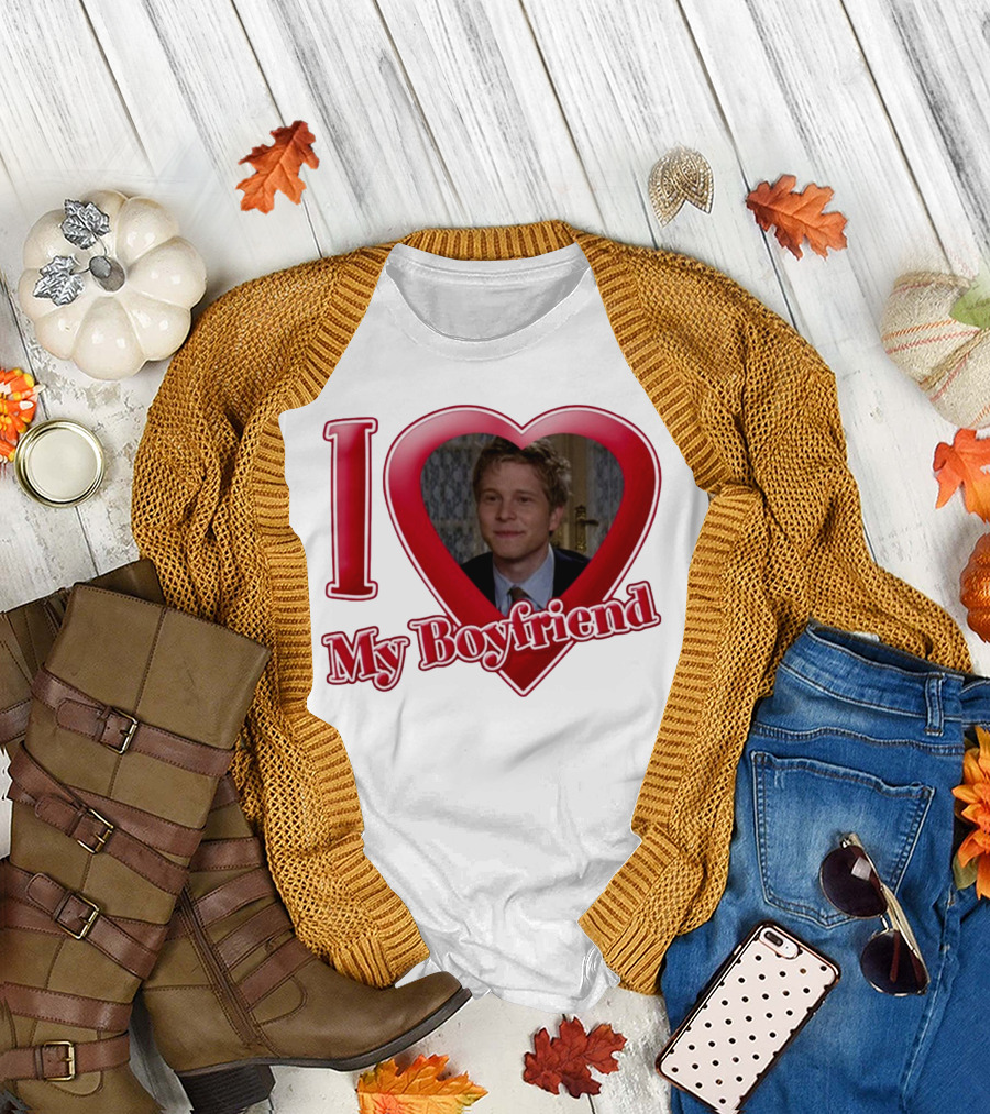 I Love My Boyfriend Logan Huntzberger T-Shirt