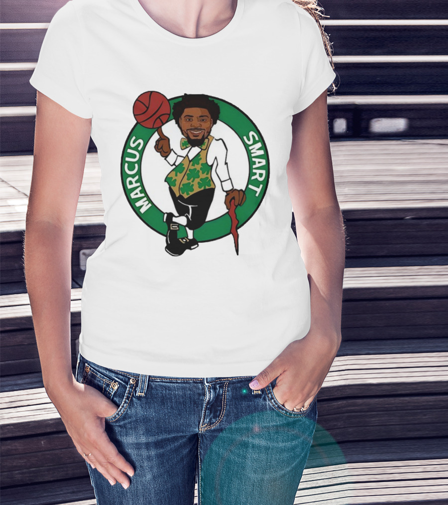 Marcus Smart Celtics Basketball Character T-Shirt