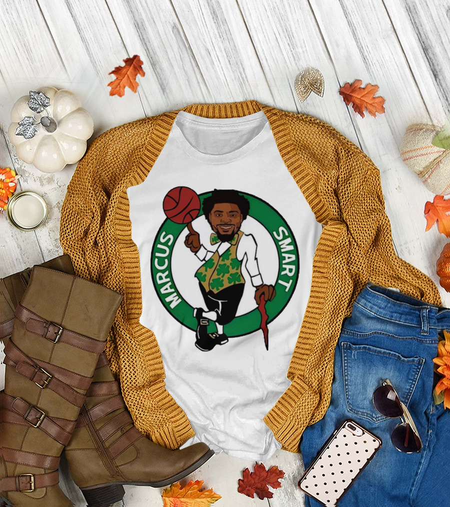 Marcus Smart Celtics Basketball Character T-Shirt