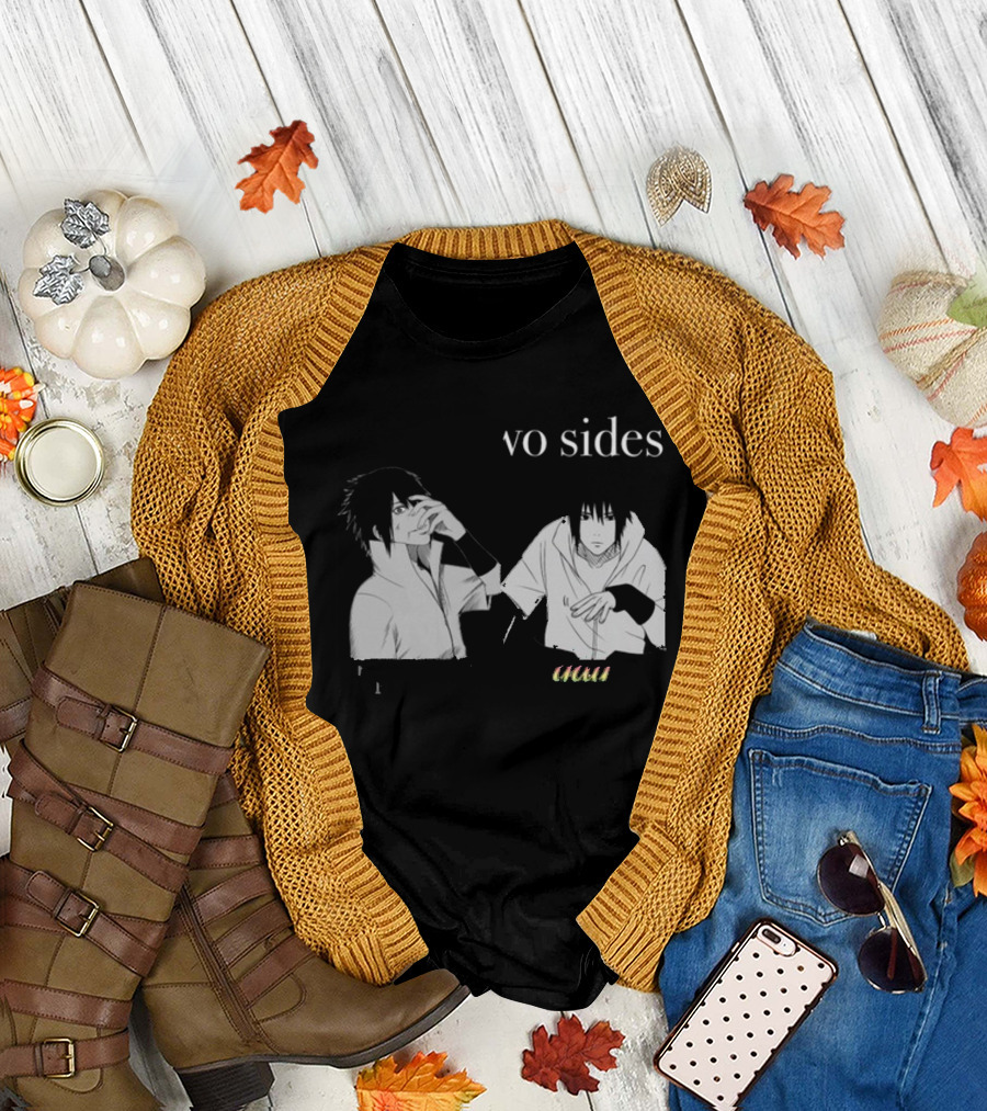 I Have Two Sides Mentally Unstable Gay Anime Character Contrasts T-Shirt