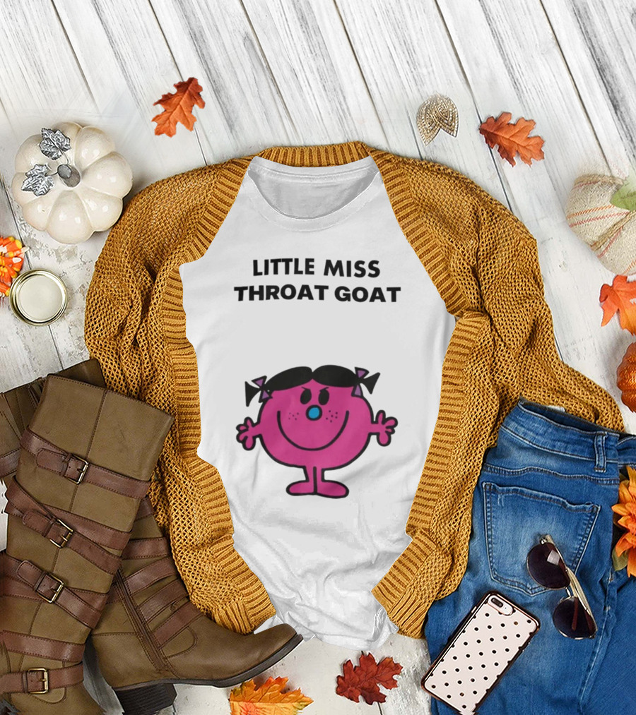 Little Miss Throat Goat Mr. Men T-Shirt