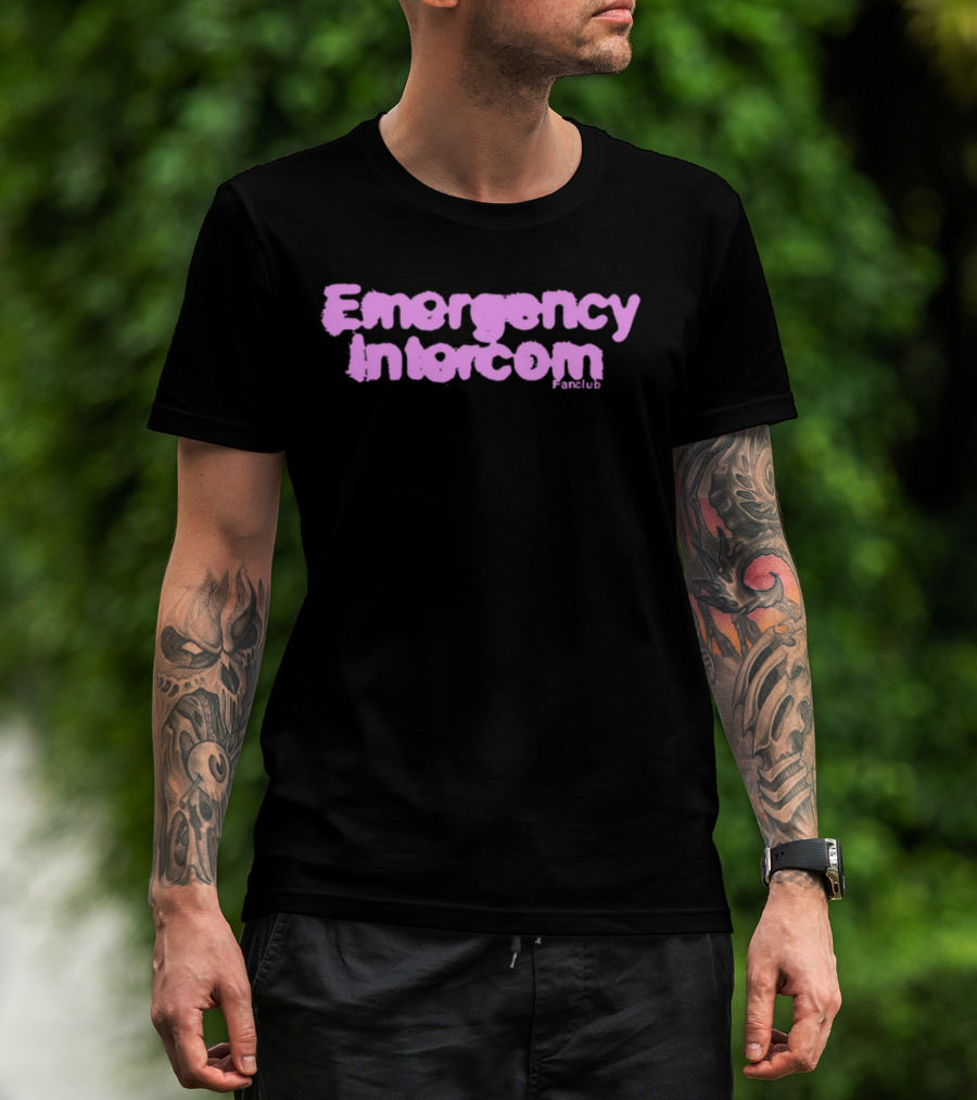 Emergency Intercom Fanclub Pink T-Shirt