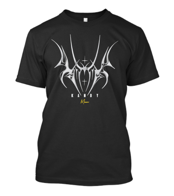 Kandy Muse Tribal Style Metallic Logo With Scripted Muse Signature T-Shirt