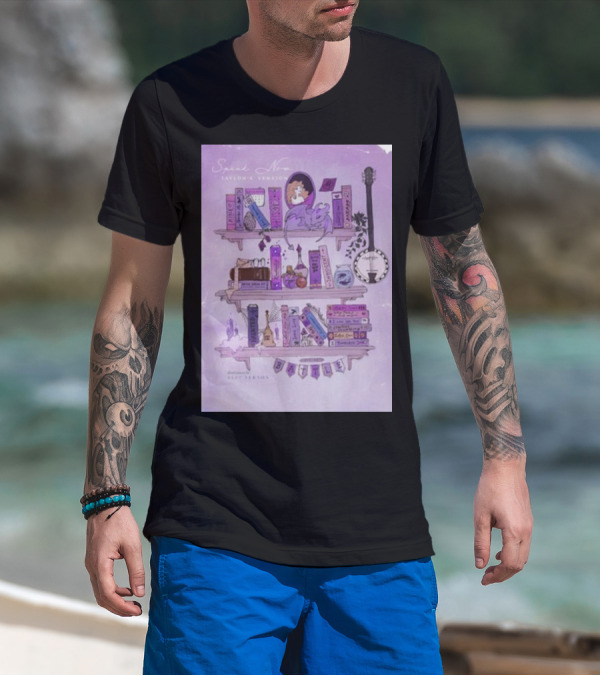 Bookshelf Of Speak Now Taylor's Version Illustrated By Alfie Vernon T-Shirt