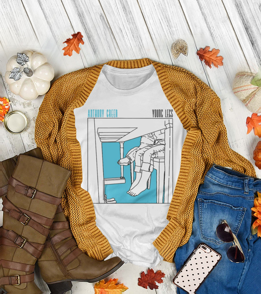 Anthony Green Young Legs Blue Chair T-Shirt