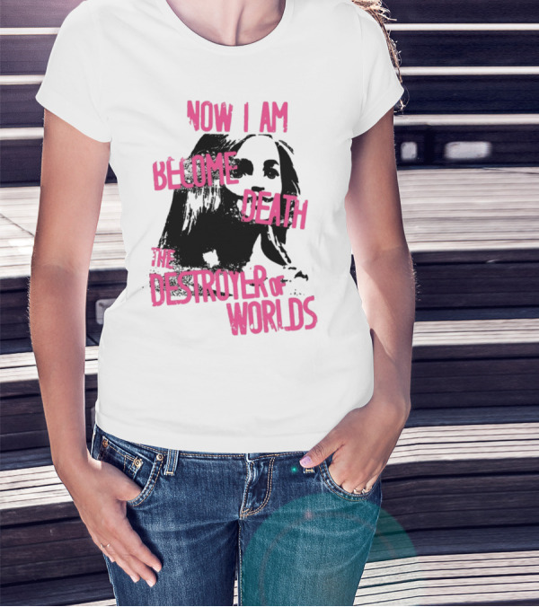 Now I Am Become Death The Destroyer Of Worlds Grunge T-Shirt
