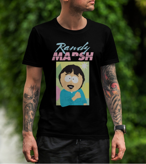 Randy Marsh Retro Pastel Cartoon Character T-Shirt