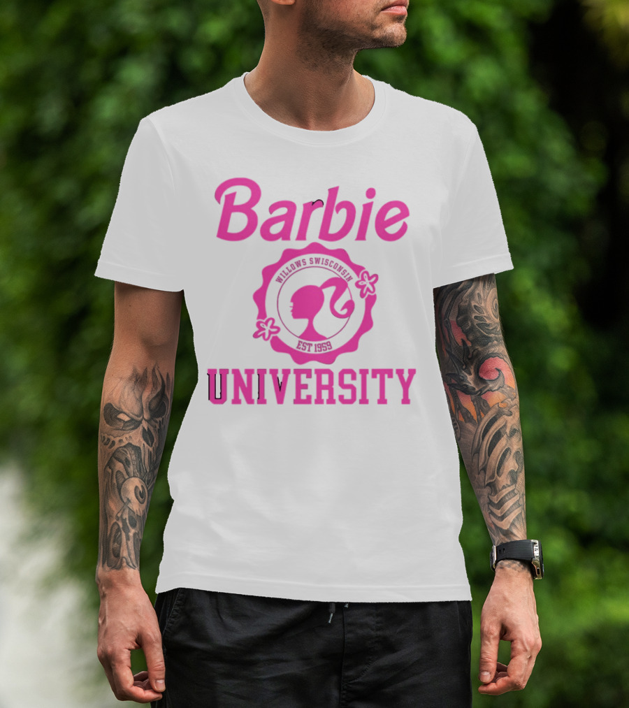 Barbie University Willows Wisconsin Est 1959 T-Shirt