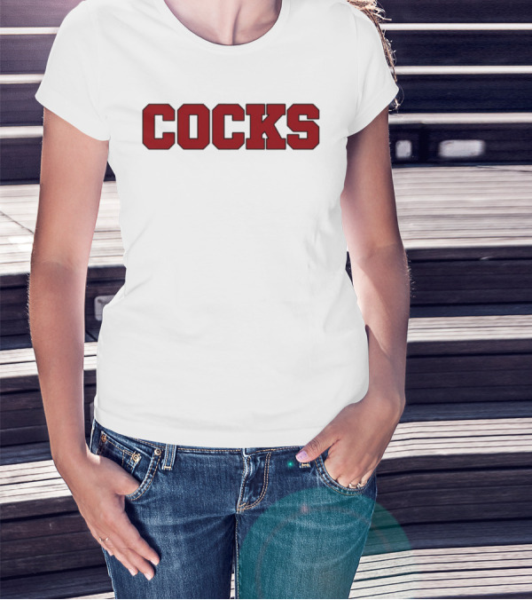 Yungblud Cocks Shirt Text Bold Red Lettering T-Shirt